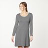 jersey di cotone medio mélange – grigio scuro,  thumbnail number 6