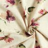 misto lino viscosa fiori acquerello – naturale/uva,  thumbnail number 3