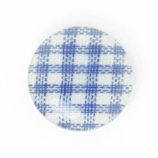 Bottone in plastica quadretti Vichy 8, 