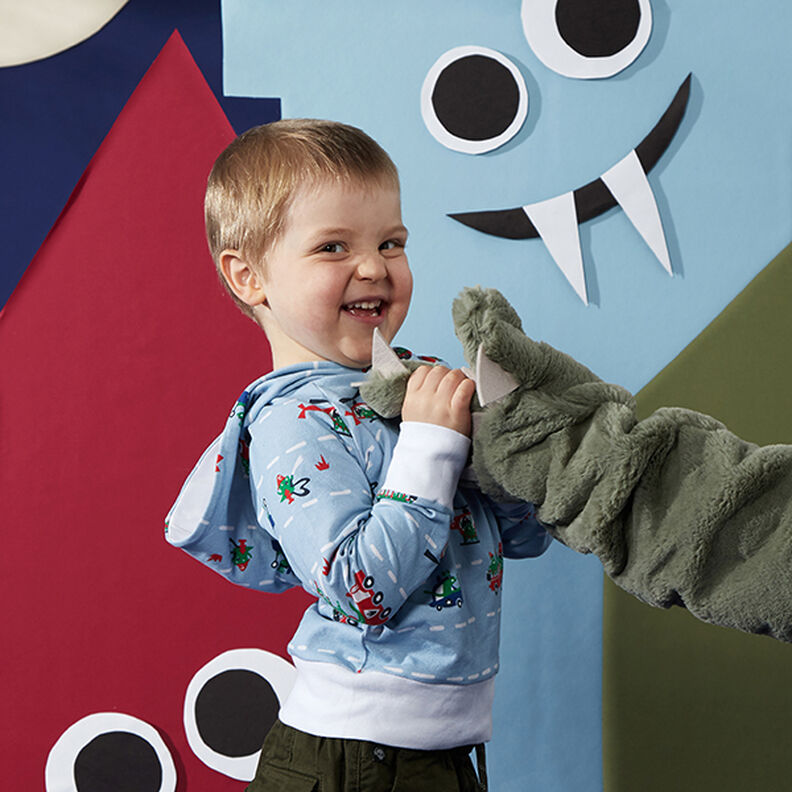 tessuto per bordi e polsini tinta unita – talpa,  image number 9