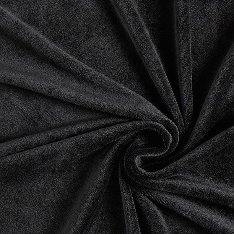 Velluto stretch vellutino nicki – nero,  image number 1