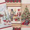 taglio di tessuto arredo gobelin Pupazzo di neve – rosso carminio/beige chiaro,  thumbnail number 5