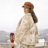 Velluto elasticizzato con rovescio in Sherpa e delicati fiori | Katia Fabrics – naturale,  thumbnail number 6