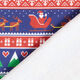 soffice tessuto in felpa, sta arrivando Babbo Natale – indaco,  thumbnail number 4