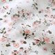 satin di seta-viscosa, fiori sparsi – bianco,  thumbnail number 3