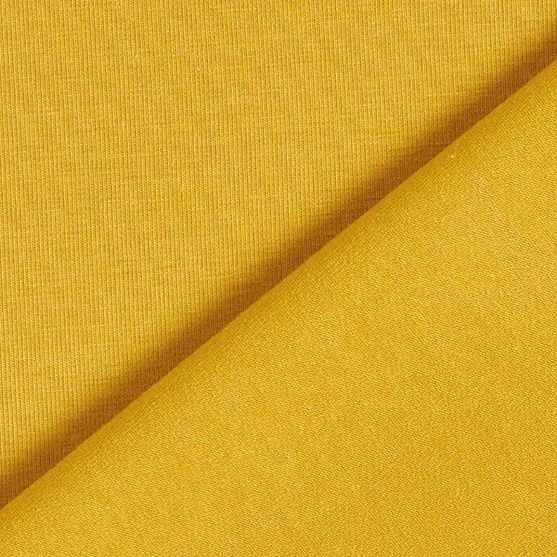 bambù jersey di viscosa tinta unita – giallo curry,  image number 5