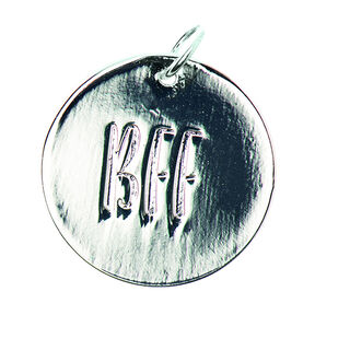 ciondolo BFF [Ø17 mm] | Rico Design – argent metallica, 