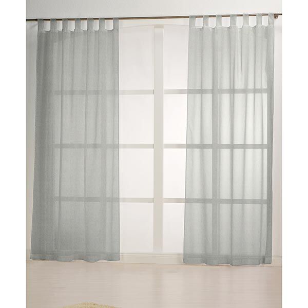 tessuto per tende, voile effetto lino 300 cm – grigio chiaro,  image number 5
