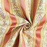 tessuto per arredi, jacquard, righe in stile Biedermeier – crema/rosa anticato,  thumbnail number 4
