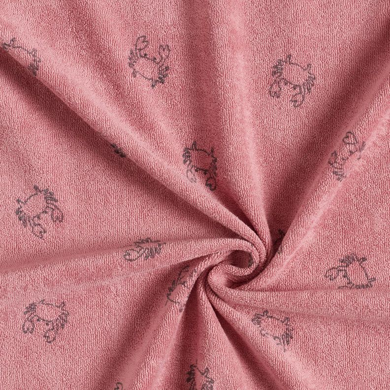 Maglia in spugna Granchi – rosa antico scuro,  image number 3