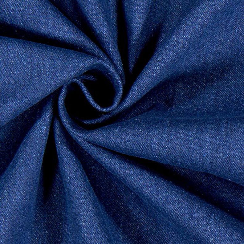 Tessuto jeans Rocco – blu marino,  image number 2