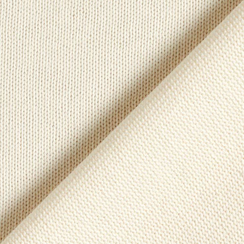 tessuto in maglia di cotone – crema,  image number 3