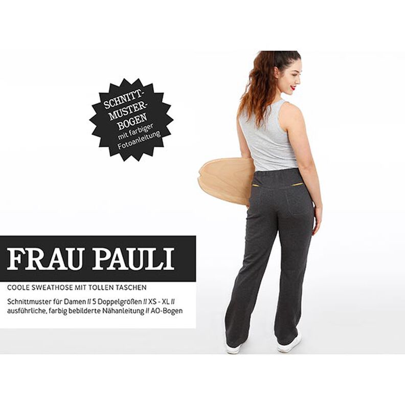FRAU PAULI – fantastici pantaloni da ginnastica, Studio Schnittreif  | XS -  XL,  image number 1