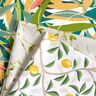 cotone rivestito Foglie delicate – abete blu/giallo curry,  thumbnail number 6