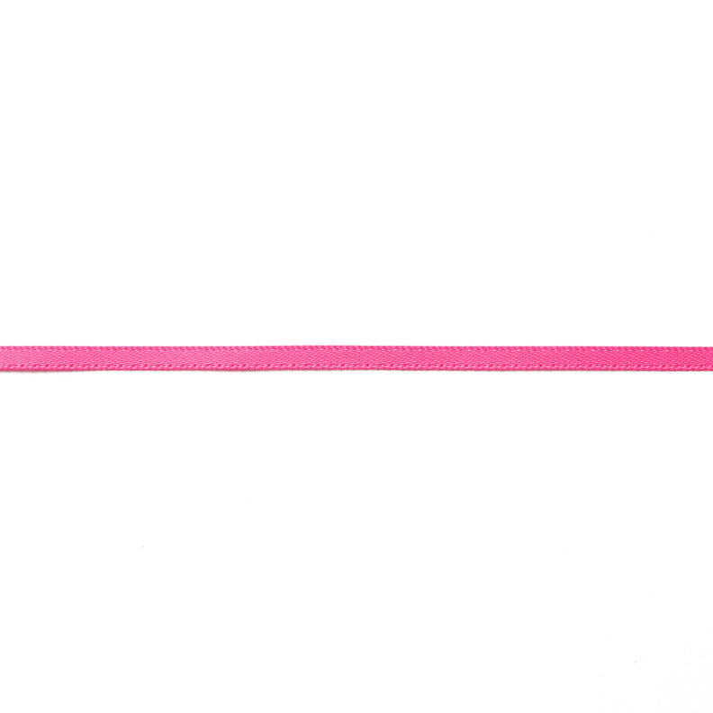 Nastro in satin [3 mm] – rosa fucsia acceso,  image number 1