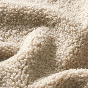 tessuto da tappezzeria Aspetto pelle di pecora – naturale, 