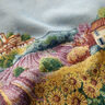 taglio di tessuto arredo gobelin Paesaggio fiorente – rosso carminio/beige chiaro,  thumbnail number 2