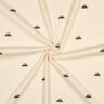 GOTS jersey a coste Piccole auto | Poppy Fabrics – crema/marrone nerastro,  thumbnail number 3