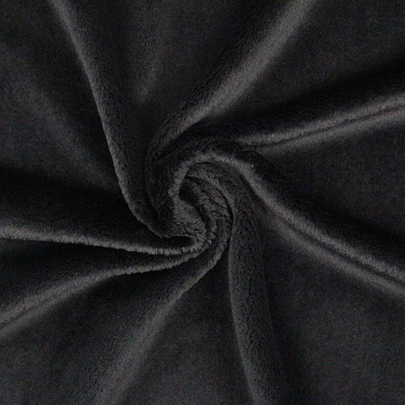 Tessuto peluche SuperSoft SNUGLY [ 1 x 0,75 m | 5 mm ] | Kullaloo – nero,  image number 2