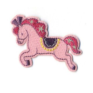 applicazione, pony [ 4,5 x 6 cm ] – rosa/pink, 
