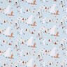 popeline di cotone Animali nella foresta – azzurro baby,  thumbnail number 1