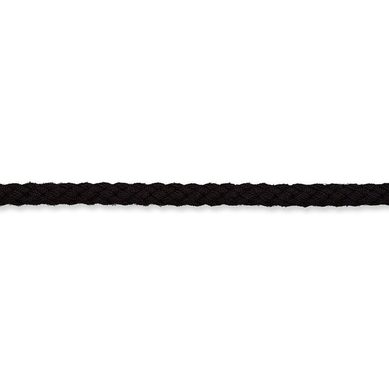 Cordoncino in cotone [Ø 5 mm] – nero,  image number 2