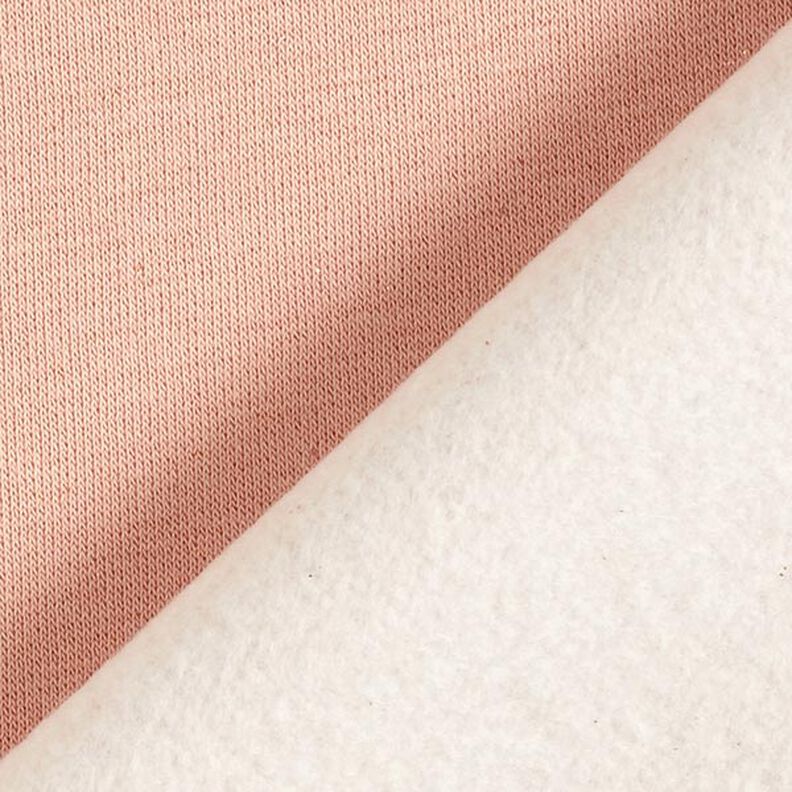 felpa garzata Tinta unita lurex – rosa/oro,  image number 4