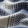 tessuto per cappotti Misto cotone A quadri – grigio blu/avorio,  thumbnail number 2