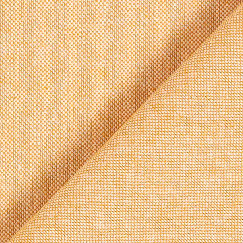 tessuto arredo, mezzo panama chambray, riciclato – arancio pesca/naturale,  image number 3