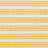 jersey di viscosa, righe glitter irregolari – bianco lana/giallo sole,  thumbnail number 1
