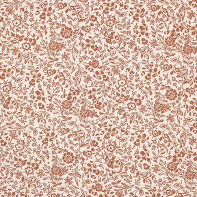 mussolina / tessuto doppio increspato Fiorellini bicolori  | Poppy Fabrics – beige chiaro/caramello, 