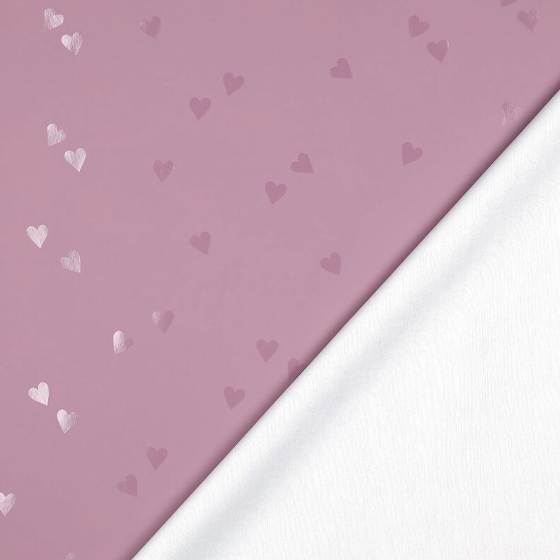 tessuto per impermeabili Cuoricini | Poppy Fabrics – rosa antico chiaro, image number 4