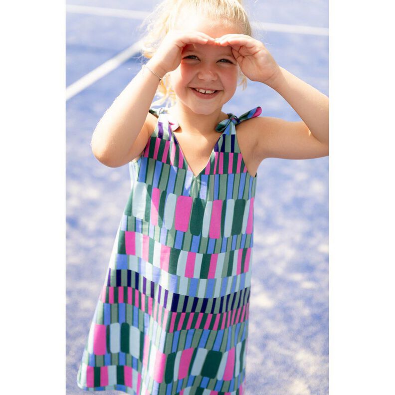 misto cotone viscosa Strisce selvagge | Poppy Fabrics &ndash; canna palustre/pink,  image number 6