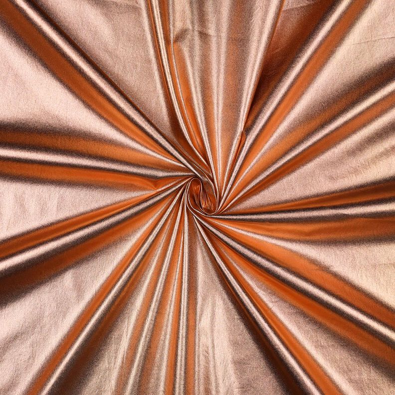 popeline di cotone rifinitura con lamina tinta unita – oro rosa effetto metallizzato,  image number 1