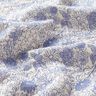 mussolina / tessuto doppio increspato Fiorellini blu – bianco/blu brillante,  thumbnail number 2