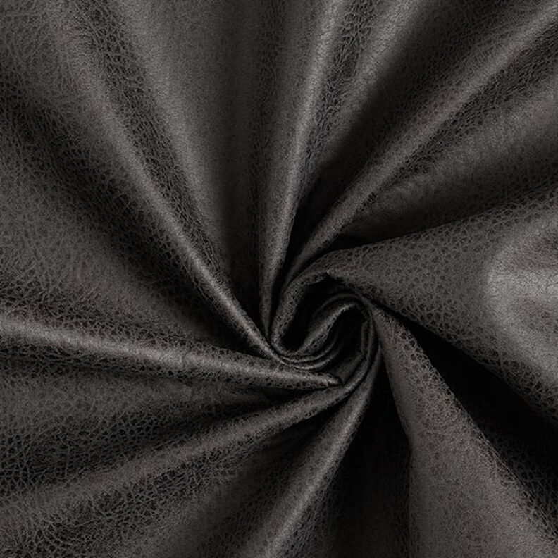 tessuto da tappezzeria similpelle – nero,  image number 1