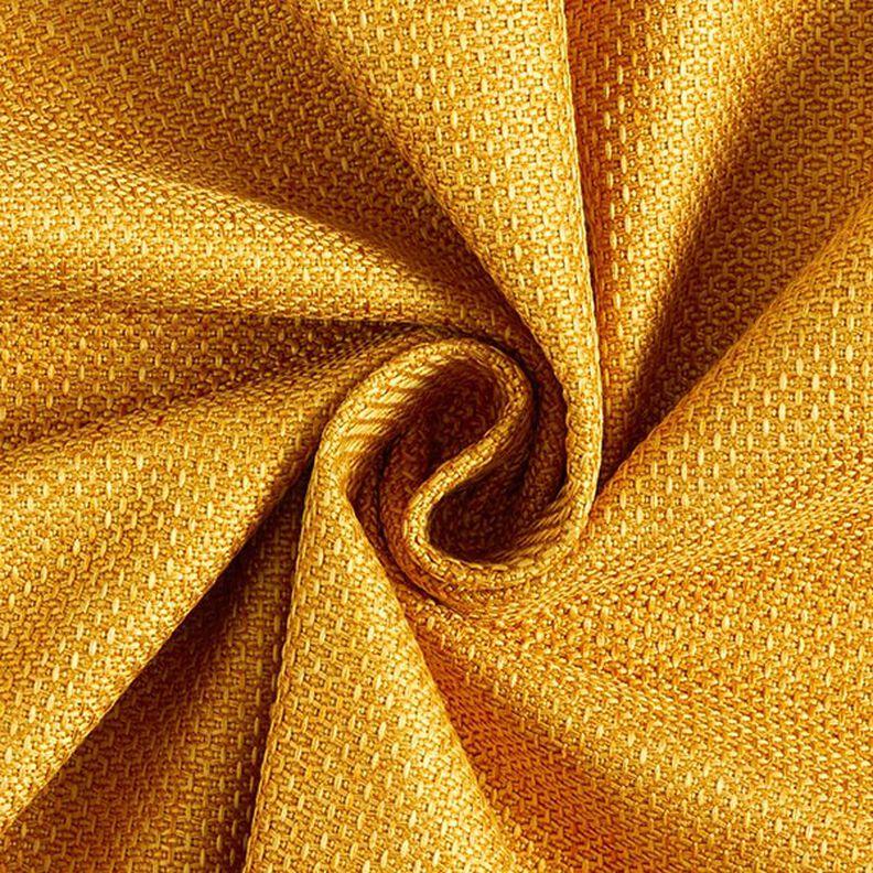 tessuto da tappezzeria struttura a nido d'ape – giallo curry,  image number 1