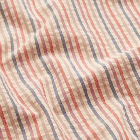 seersucker Righe colorate – anacardo/uva, 