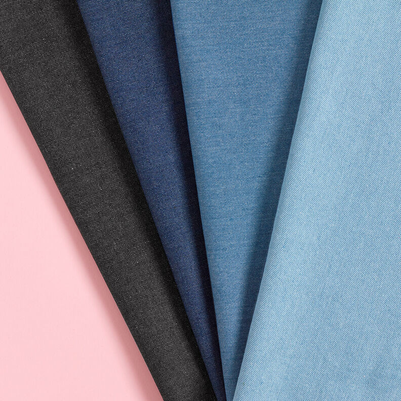 Denim in cotone pesante – blu marino,  image number 4