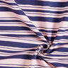 French terry, righe irregolari – indaco/rosé,  thumbnail number 3