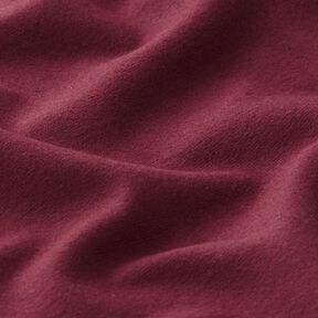 flanella di cotone tinta unita – rosso borgogna | Resto 80cm, 