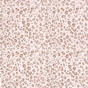 mussolina / tessuto doppio increspato Acquerello Leopardato stampa digitale – avorio, 