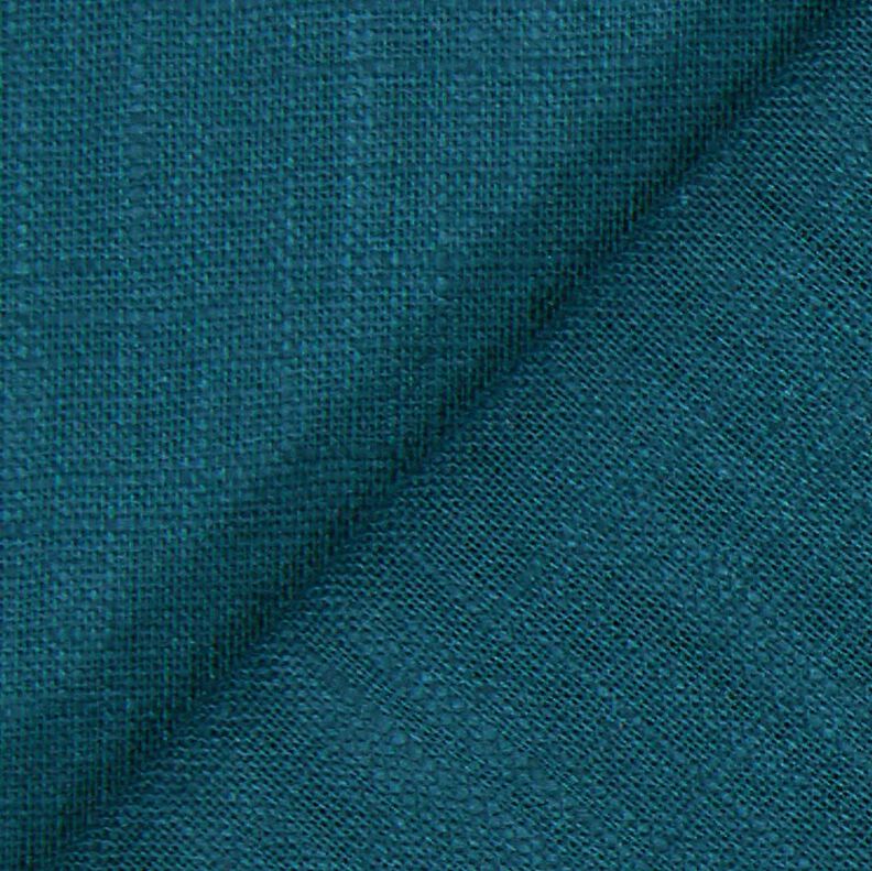 Tessuto di lino misto Ramie medio – petrolio,  image number 4