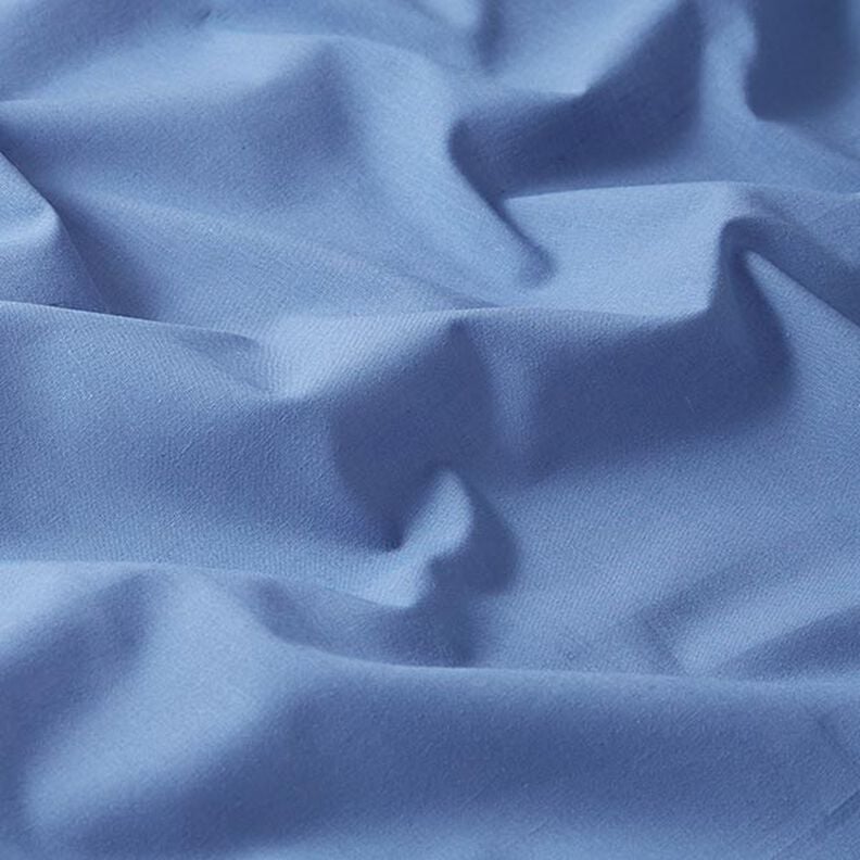 batista di cotone tinta unita – colore blu jeans,  image number 2