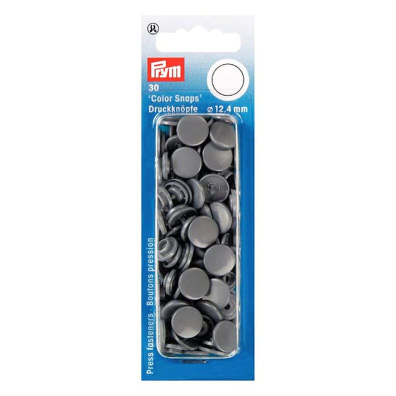 Bottoni da ribadire Color Snaps 29 – grigio argento | Prym,  image number 1
