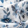 Tessuto in viscosa Dobby con stampa digitale di fiori ad acquerello – avorio/blu jeans chiaro,  thumbnail number 2