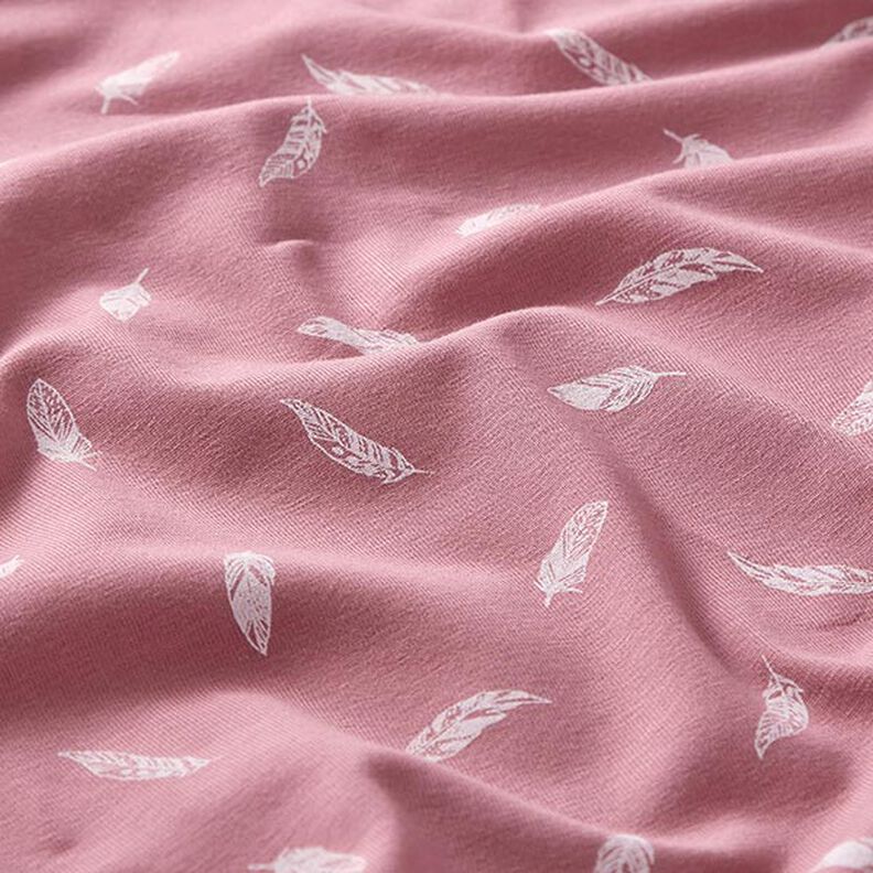 jersey di cotone piume – rosa anticato,  image number 2