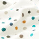 jersey di cotone Piccoli puntini variopinti – bianco/petrolio,  thumbnail number 2