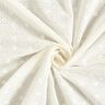 Batista di cotone ricami a giorno Ghirlande di fiori – bianco lana,  thumbnail number 5
