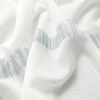 tessuto per tende a vetro voile Righe delicate 295 cm – canna palustre/avorio, 